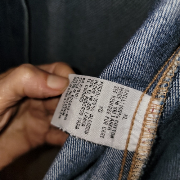 Wranglers hero VINTAGE heavy STURDY Denim Jacket xl men - Picture 5 of 13